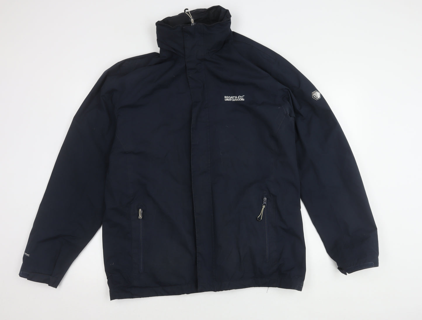 Regatta Men's XL Blue Casual Jacket with Zip Closure