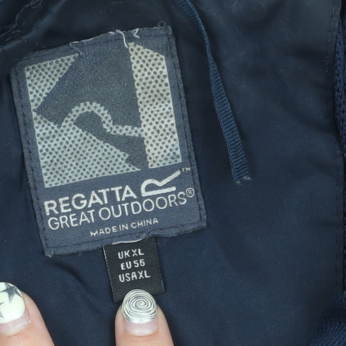Regatta Men's XL Blue Casual Jacket with Zip Closure