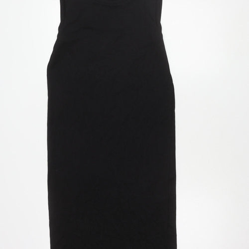 Marks and Spencer Black Sleeveless Dress, Size 8