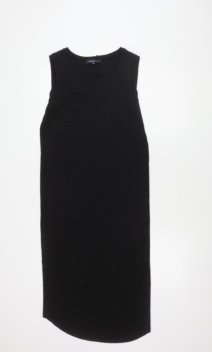Marks and Spencer Black Sleeveless Dress, Size 8