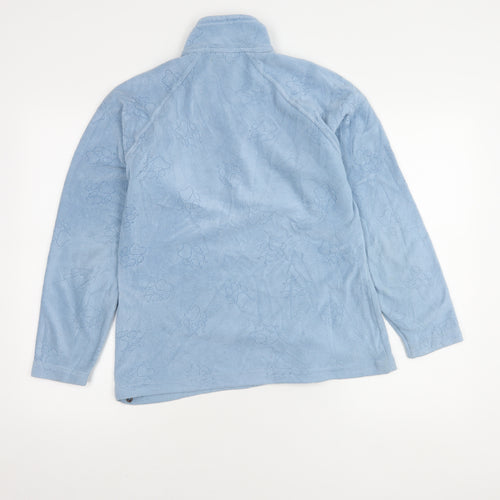 Jack Wolfskin Women's Blue Fleece Sweatshirt M