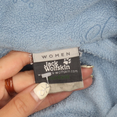 Jack Wolfskin Women's Blue Fleece Sweatshirt M