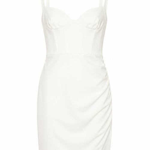 Zara Womens White S Pencil Dress Party Sleeveless