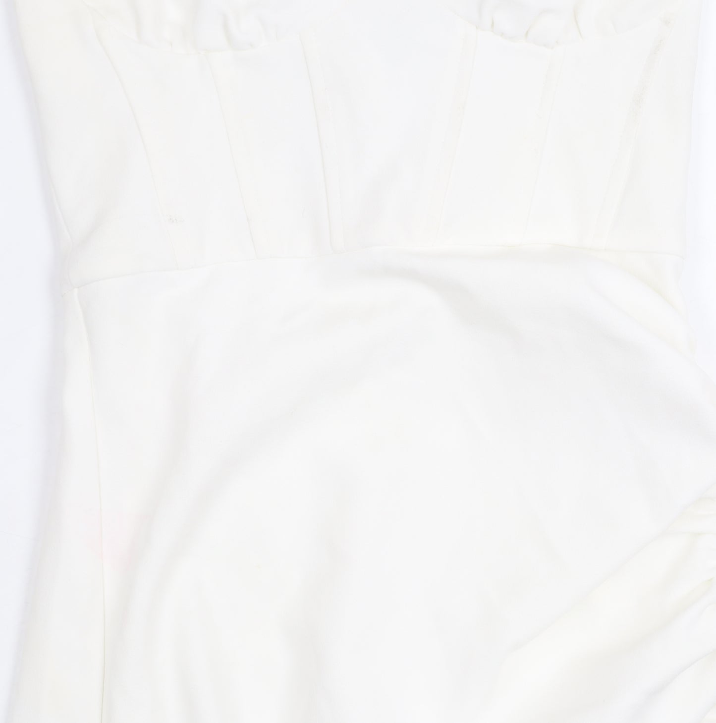 Zara Womens White S Pencil Dress Party Sleeveless