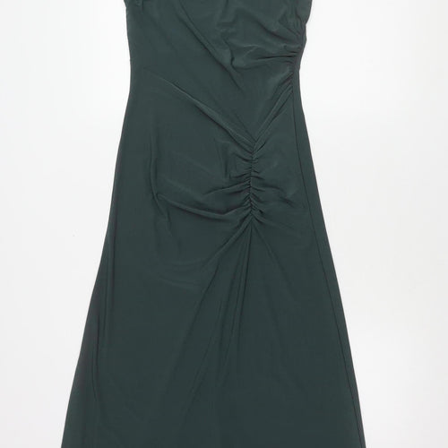ASOS DESIGN Women's Green Long Dress Size 10