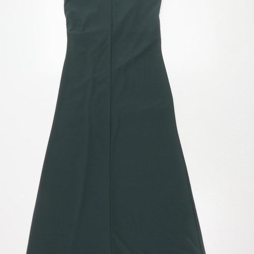 ASOS DESIGN Women's Green Long Dress Size 10