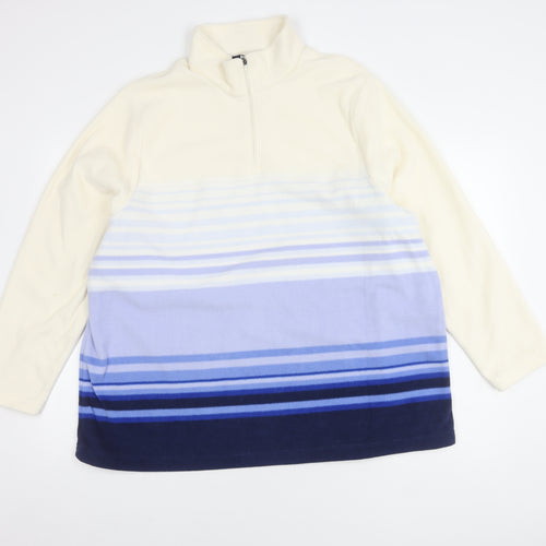 Lands' End Unisex Multicoloured 2XL Pullover Sweatshirt