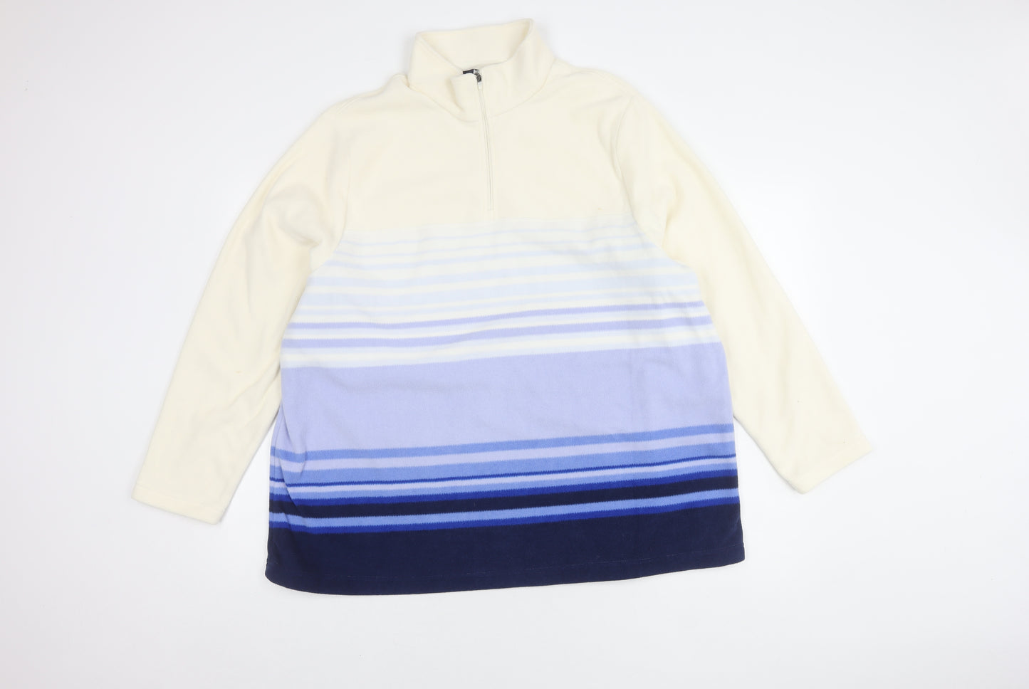 Lands' End Unisex Multicoloured 2XL Pullover Sweatshirt