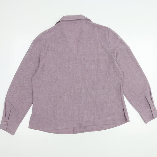 Berketex Women's Purple Button Blouse Size 16