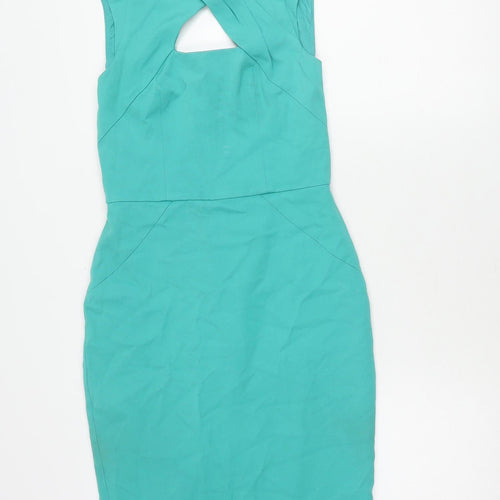 Coast Green Sleeveless Women's Dress Size 8