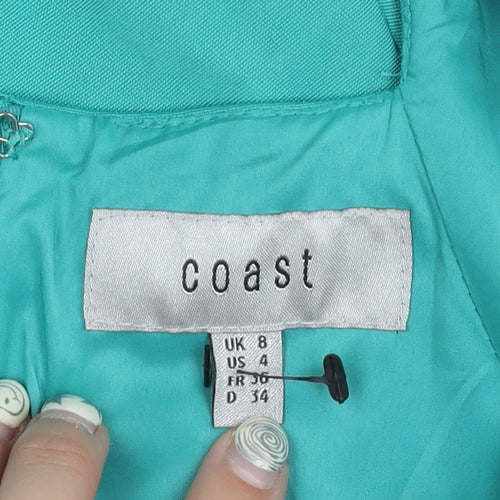 Coast Green Sleeveless Women's Dress Size 8