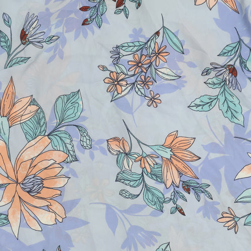 Bonmarché Women's Blue Floral Blouse Size 10