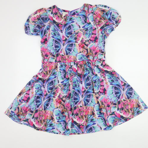 Monsoon Girls Multicoloured Butterfly Dress 12-13 Years
