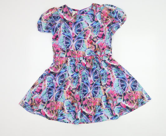 Monsoon Girls Multicoloured Butterfly Dress 12-13 Years