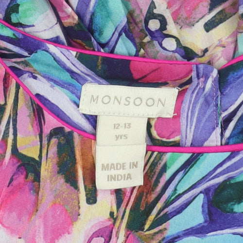 Monsoon Girls Multicoloured Butterfly Dress 12-13 Years