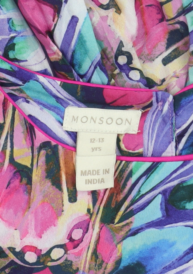 Monsoon Girls Multicoloured Butterfly Dress 12-13 Years