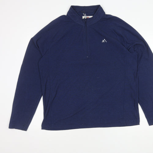 Next Men's Blue Large Pullover Sweatshirt