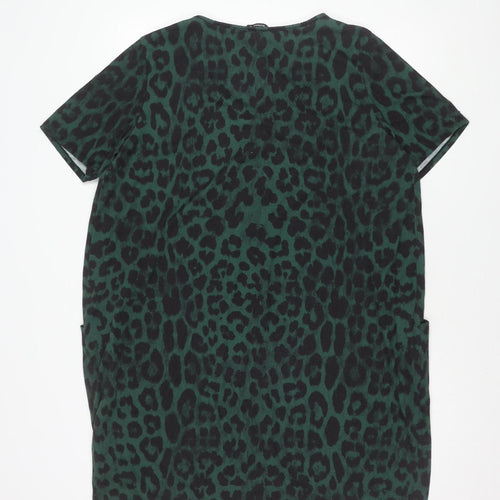 Roman Women's Green Animal Print Dress Size 20