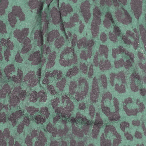 Roman Women's Green Animal Print Dress Size 20