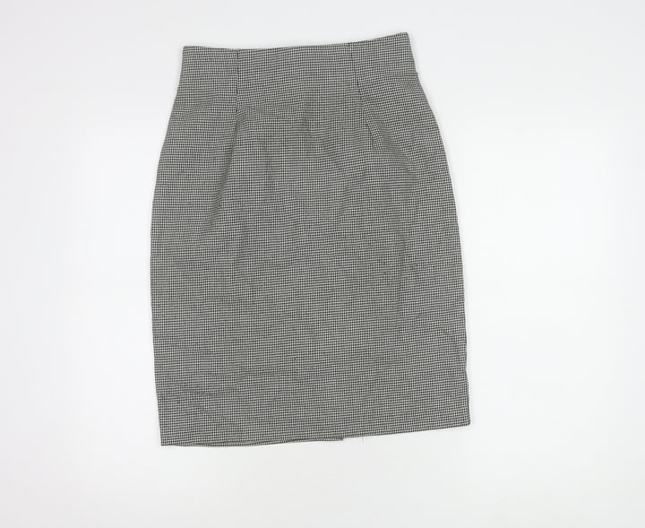 St Michael Women's Black Knee Length Pencil Skirt L