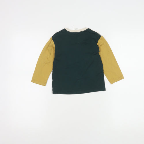 H&M Unisex T-Shirt, Multicoloured, 18-24 Months, Colourblock