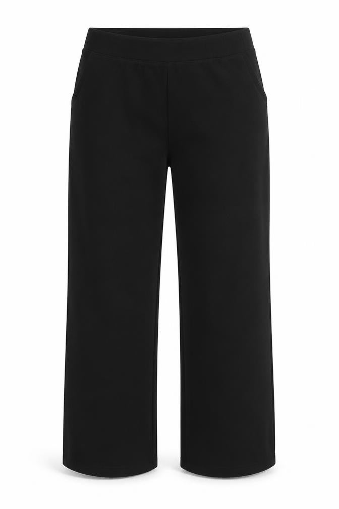 Bonprix Women's Black Relaxed Fit Trousers XL