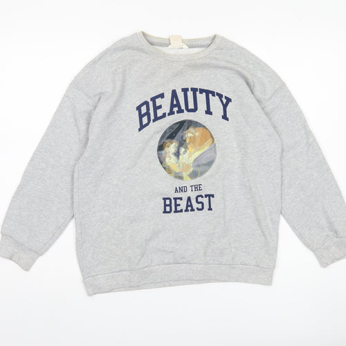 Disney Girls Grey Beauty and the Beast Sweatshirt 13-14 Years