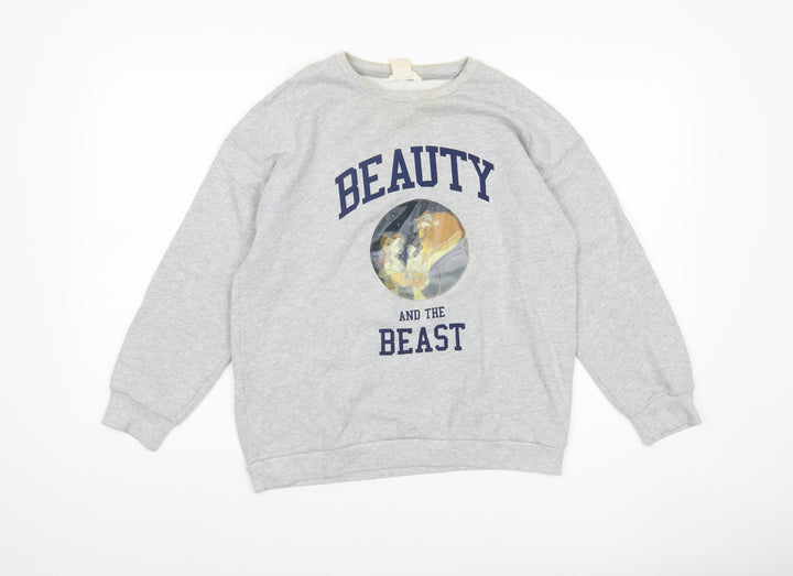 Disney Girls Grey Beauty and the Beast Sweatshirt 13-14 Years