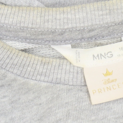 Disney Girls Grey Beauty and the Beast Sweatshirt 13-14 Years