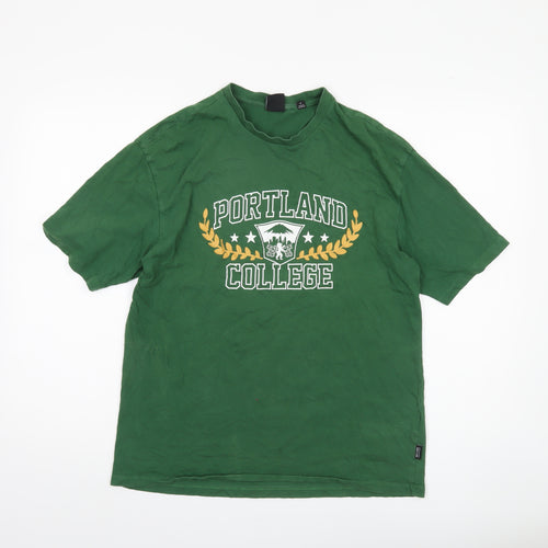 Only & Sons Green College Graphic T-Shirt Men's M