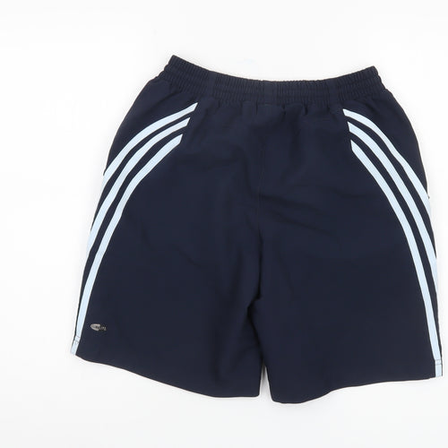 Adidas Boys Blue Athletic Shorts 11-12 Years with Pockets