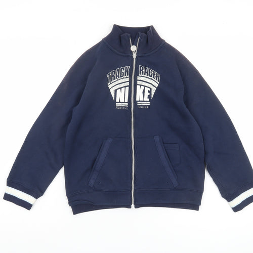 Nike Boys Blue Track Jacket XL with Logo