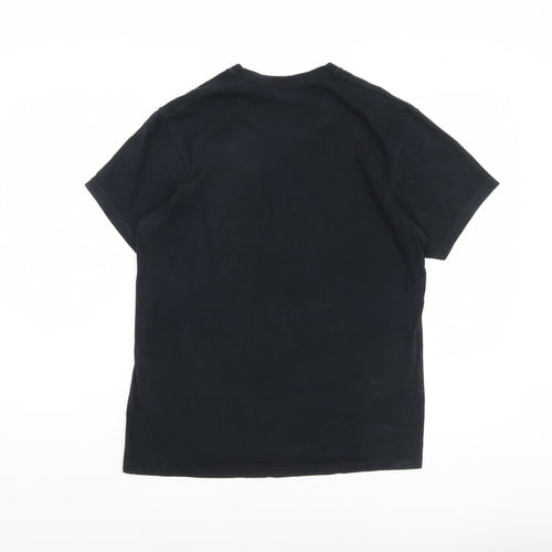Starworld Men's Black S Graphic Print T-Shirt