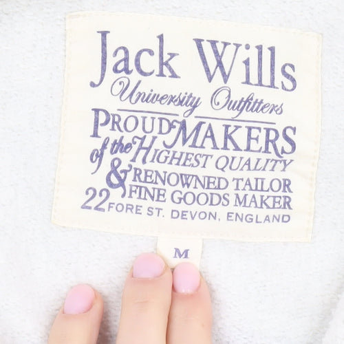 Jack Wills Men's Grey Full Zip Hoodie M