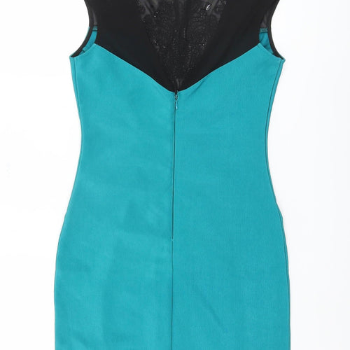 Lipsy Women's Blue Bodycon Dress UK 8 Party Style