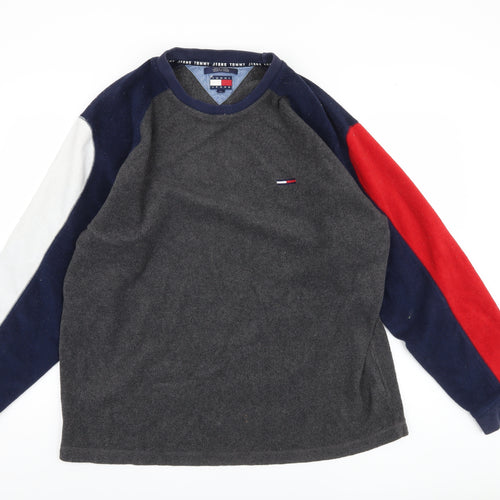 Tommy Jeans Men's Multicoloured L Pullover Sweatshirt