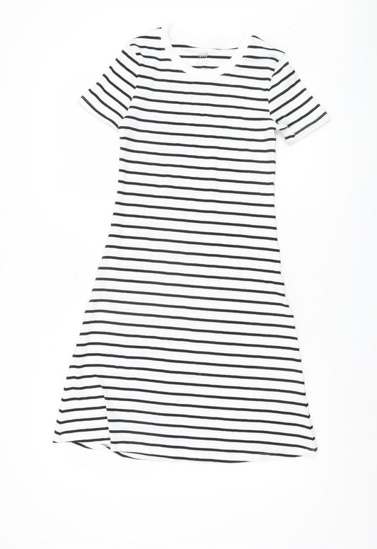 H&M Girls' Striped T-Shirt Dress, Size 14 Years, Casual Comfort