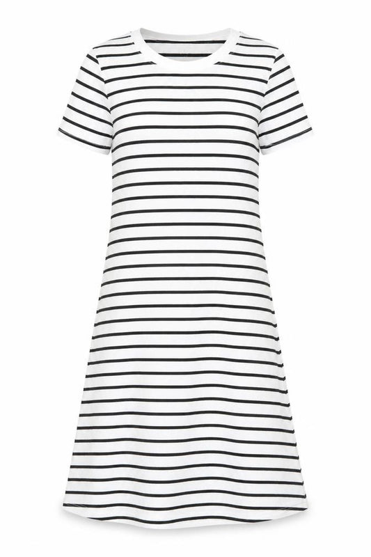 H&M Girls' Striped T-Shirt Dress, Size 14 Years, Casual Comfort