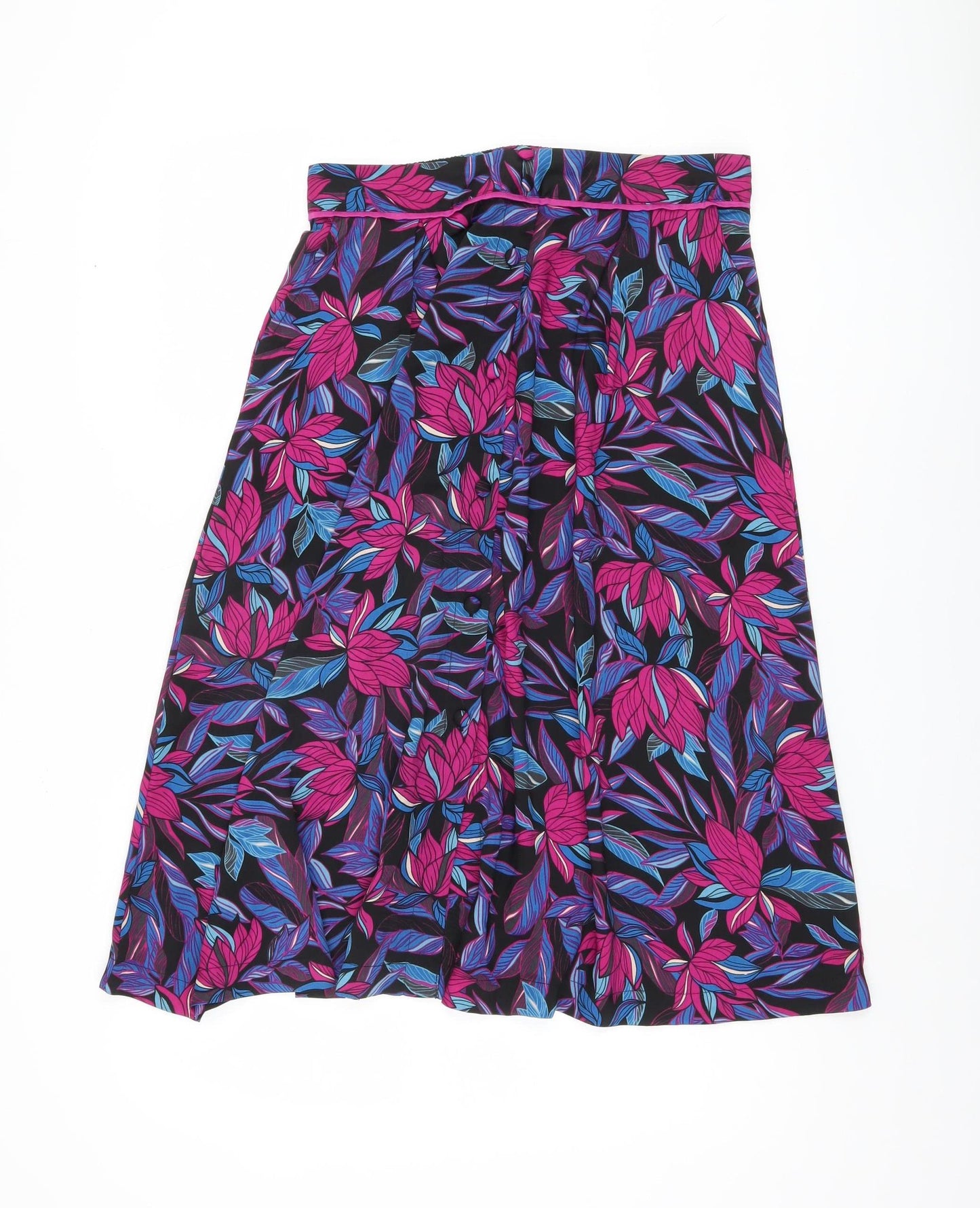 Damart Women's Multicoloured Floral Skirt Size 14