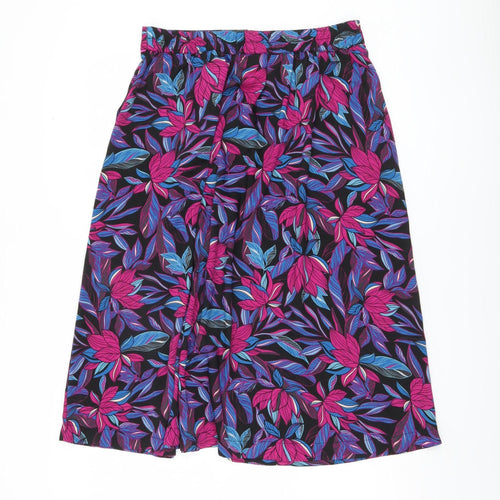 Damart Women's Multicoloured Floral Skirt Size 14