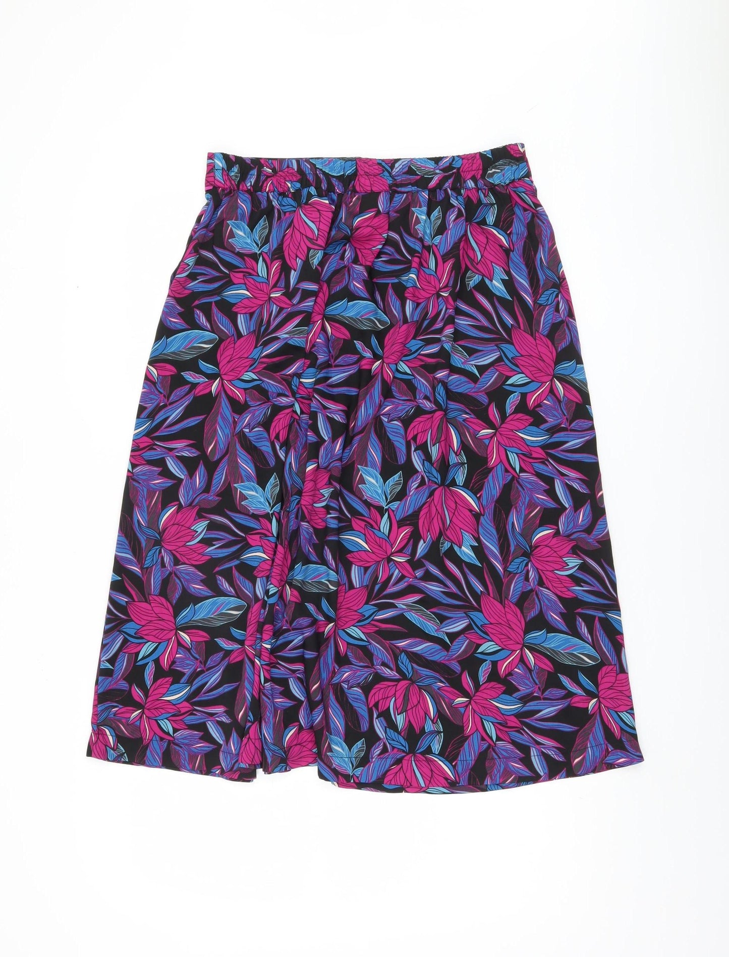 Damart Women's Multicoloured Floral Skirt Size 14