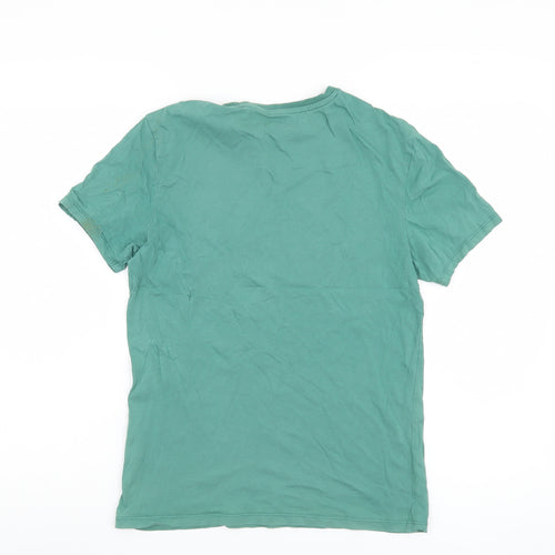KIABI Unisex Green XS Cotton College T-Shirt