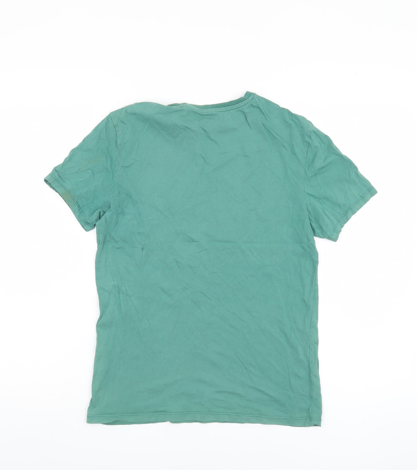 KIABI Unisex Green XS Cotton College T-Shirt