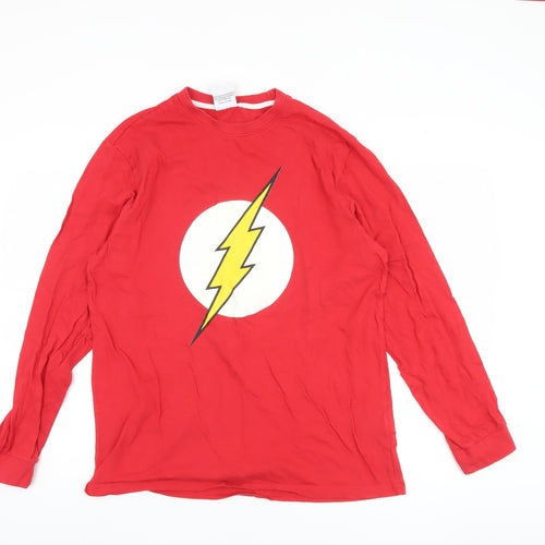 DC The Flash Men's Red Pyjama Top L