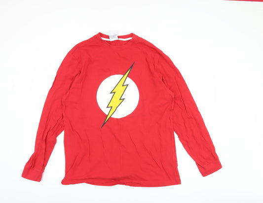 DC The Flash Men's Red Pyjama Top L