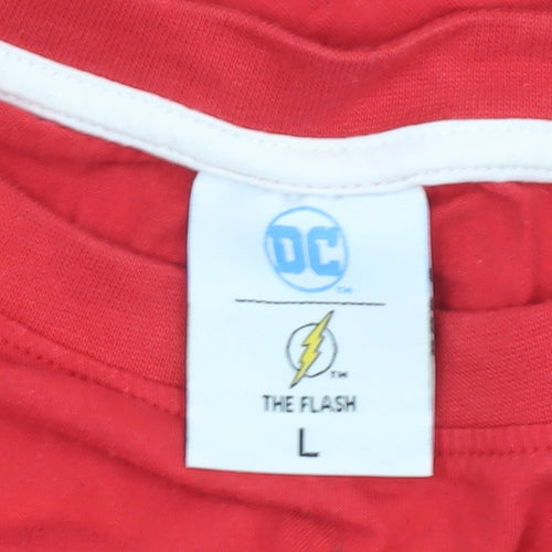 DC The Flash Men's Red Pyjama Top L
