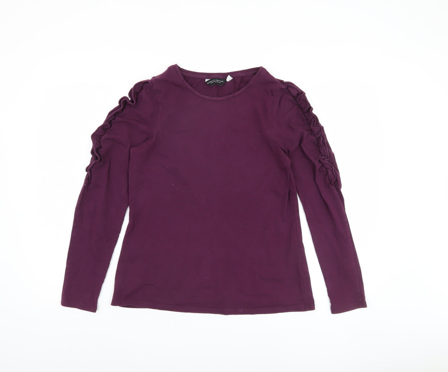 Dorothy Perkins Women’s Purple Long Sleeve Top UK 12