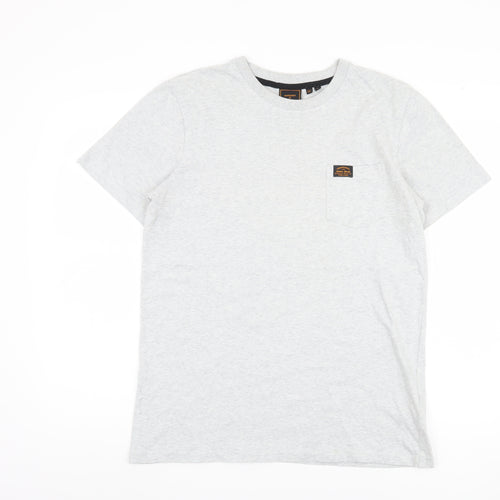 Superdry Men’s Grey Crew Neck T-Shirt, Size S