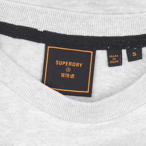 Superdry Men’s Grey Crew Neck T-Shirt, Size S