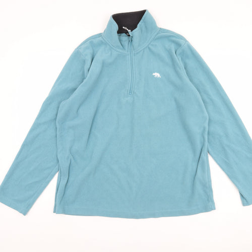 Ridge & Co. Unisex Blue Fleece Pullover Sweatshirt, Size 18
